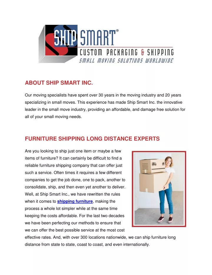 about ship smart inc