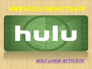 How to login and activate on Hulu Device