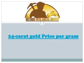 24 carat gold price per gram