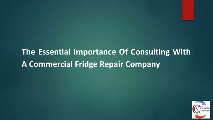 the essential importance of consulting with