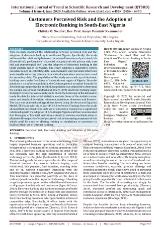 international journal of trend in scientific