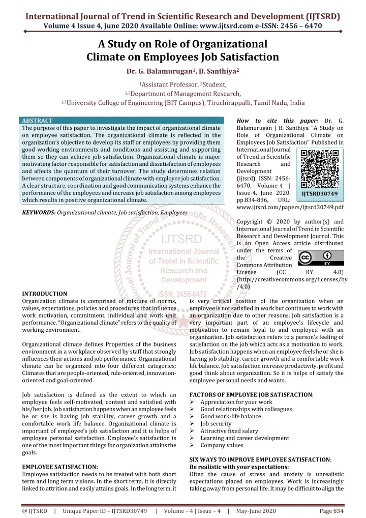 international journal of trend in scientific