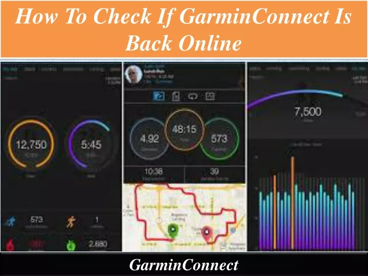 how to check if garminconnect is back online
