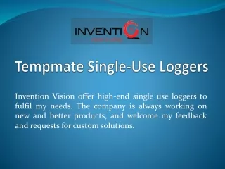 tempmate single use loggers