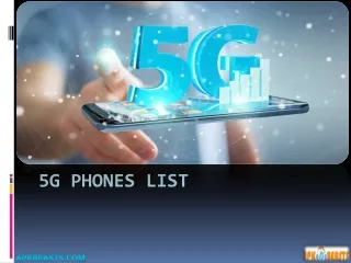 5g phones list