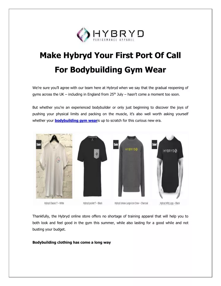 make hybryd your first port of call