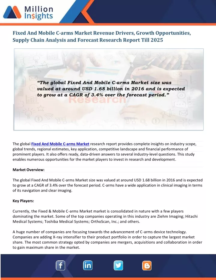 fixed and mobile c arms market revenue drivers