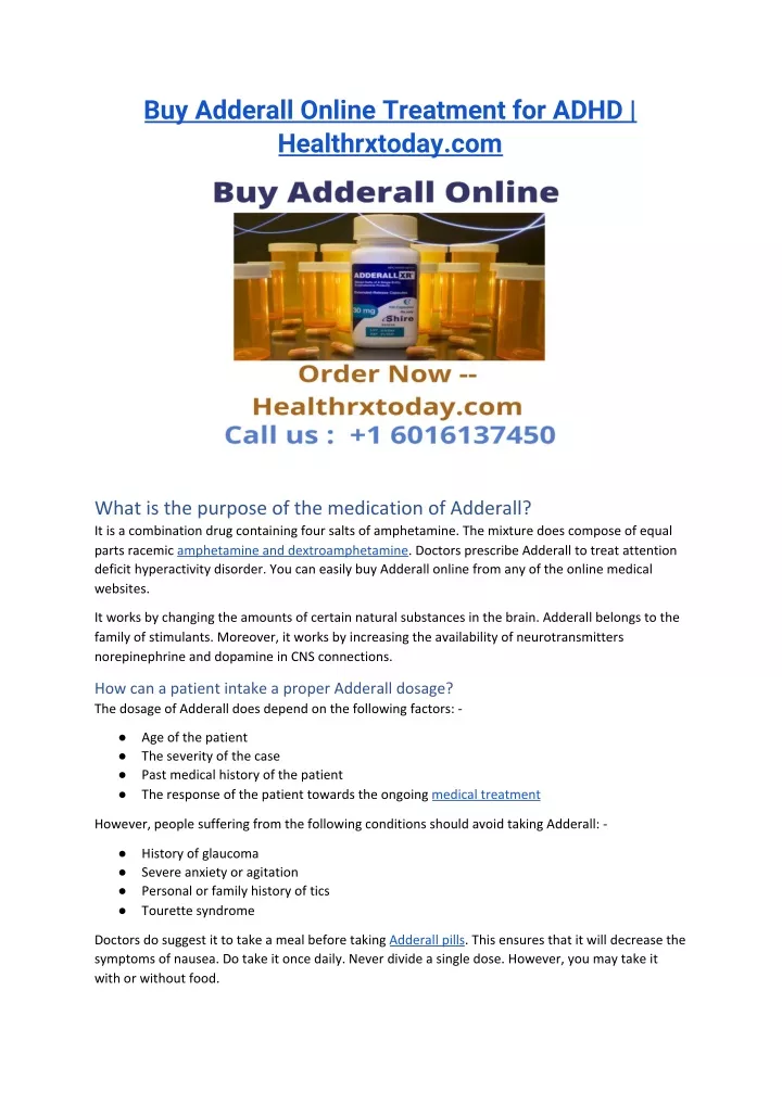 buy adderall online treatment for adhd