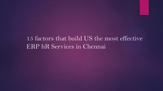 15 factors that build us the most effective erp hr services in chennai