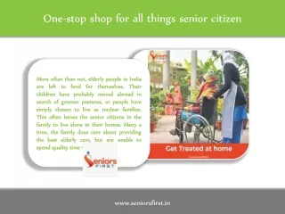 One-stop shop for all things senior citizen