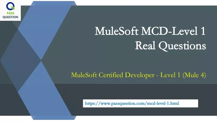 mulesoft mcd level 1 mulesoft mcd level 1 real