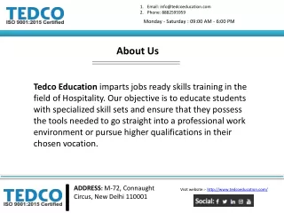 1 email info@tedcoeducation com 2 phone 8882595959