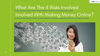 What Are The 4 Risks Involved Involved With Making Money Online?