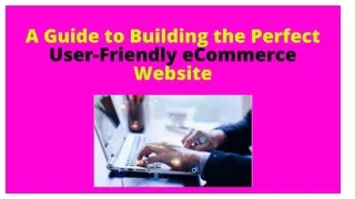 A Guide to Building the Perfect User-Friendly eCommerce Website