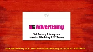 Web Designing & Development Services at Low Prices – Adadvertising