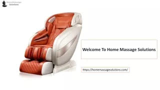 Shoulder Massage Chair