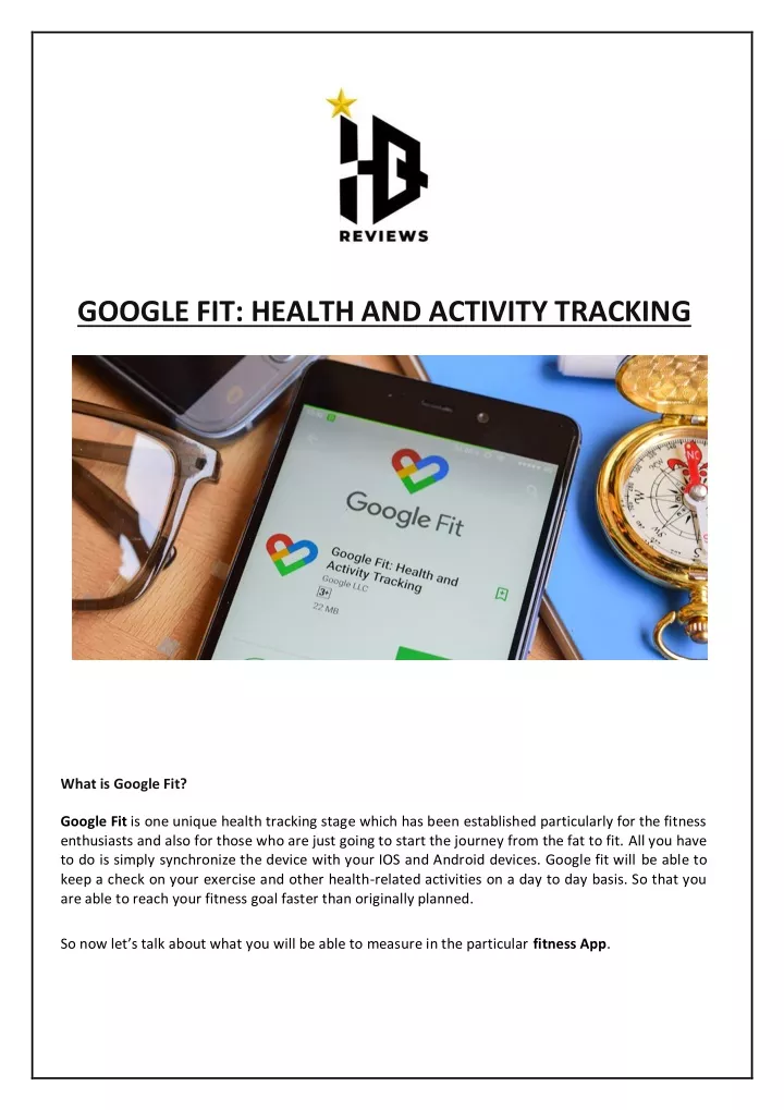 google fit health and activity tracking