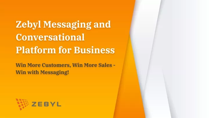 zebyl messaging and conversational platform
