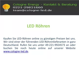 led r hren