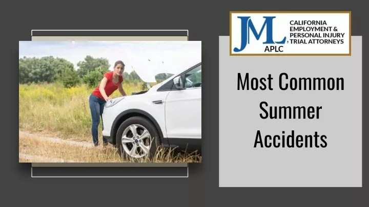 most common summer accidents