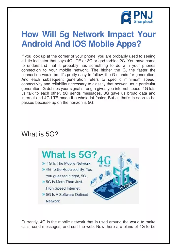 how will 5g network impact your android