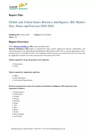 report title
