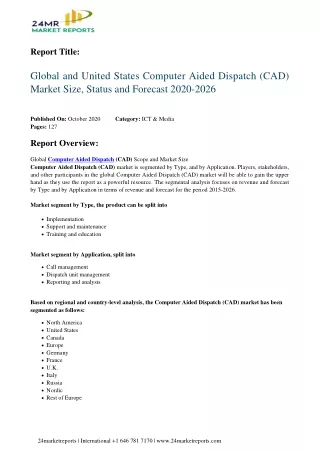 report title