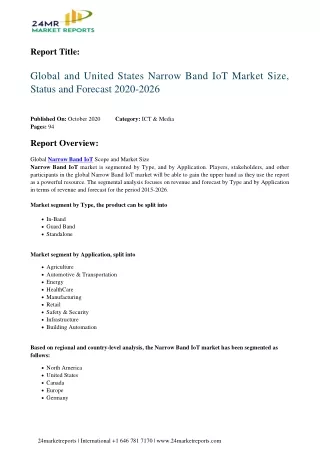 report title