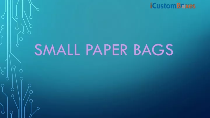 small paper bags