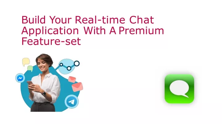 build your real time chat application with