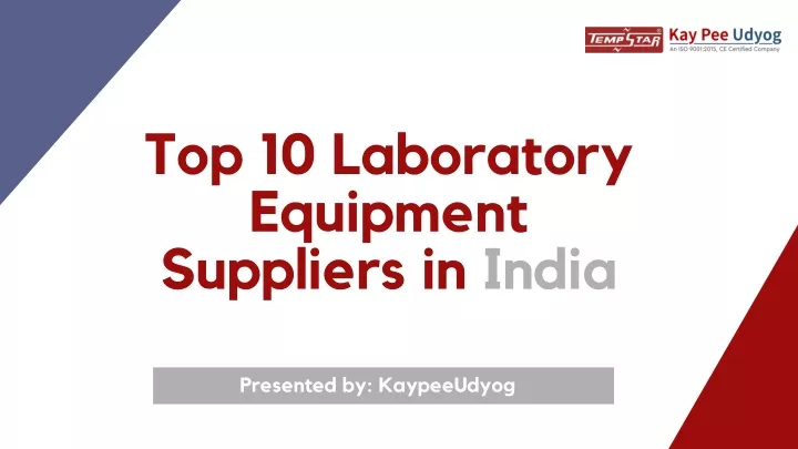 top 10 laboratory equipment suppliers in india