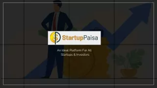 Startup Paisa Helps In Finding The Investors In India For Startups