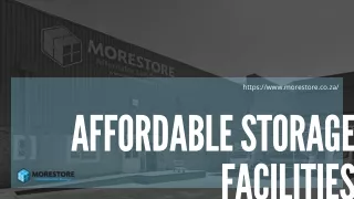 MoreStore - self-storage facility in Cape Town