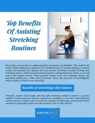 Top Benefits Of Assisting Stretching Routines