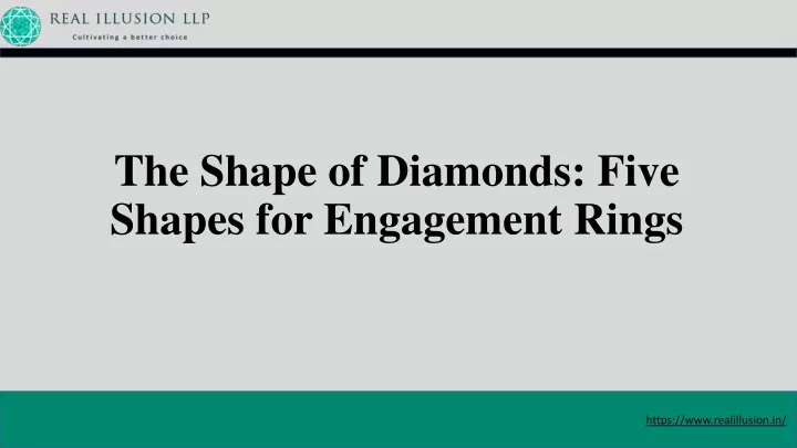 the shape of diamonds five shapes for engagement rings