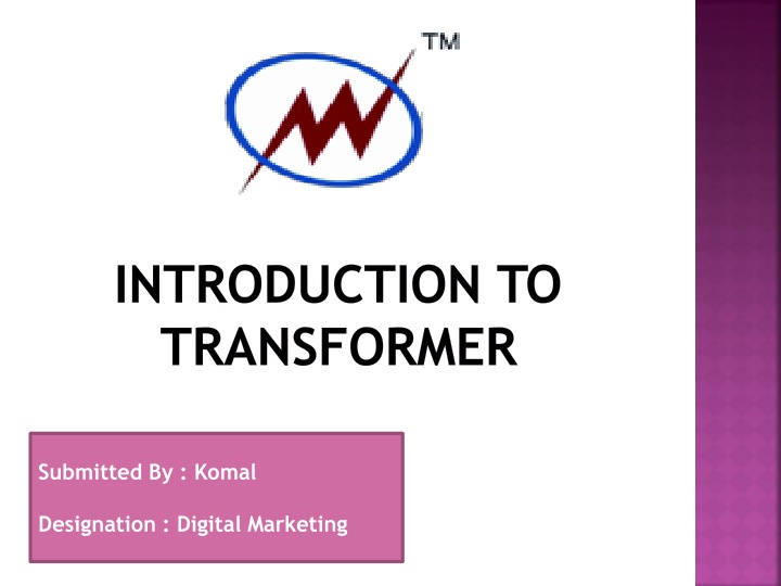 introduction to transformer