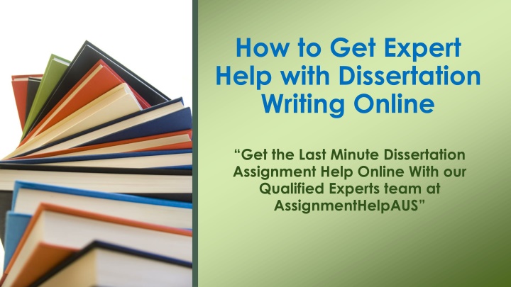 how to get expert help with dissertation writing online