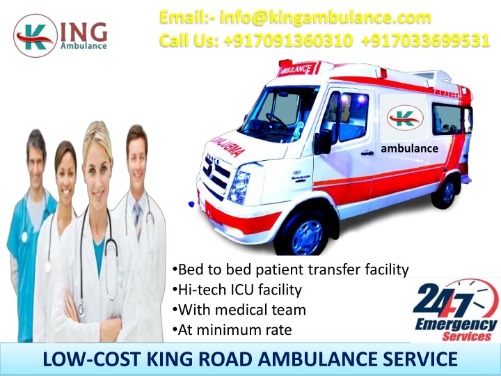 email info@kingambulance com call us 917091360310