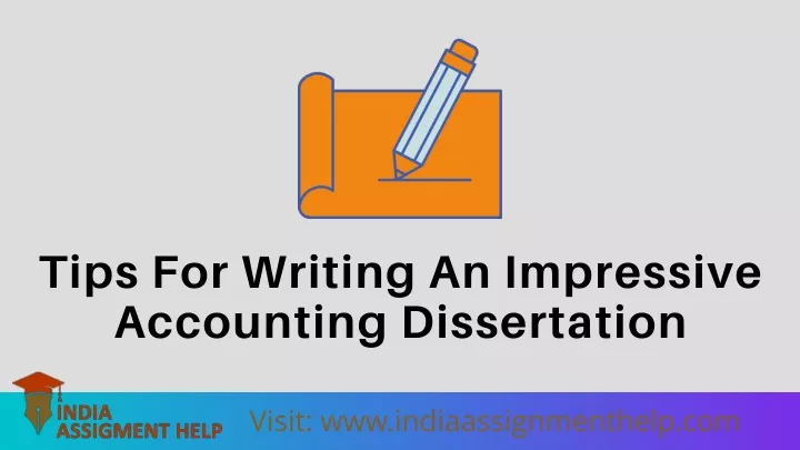 tips for writing an impressive accounting