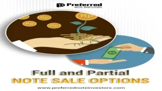Full and Partial Note Sale Options | Preferred Note Investors