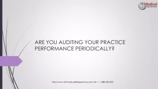 are you auditing your practice performance periodically