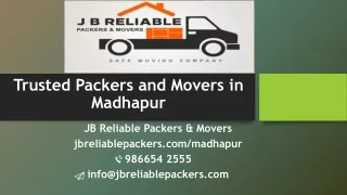 Cost effective Packers and Movers in Madhapur