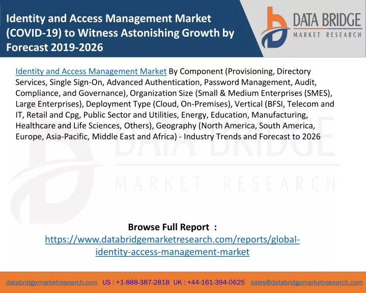identity and access management market covid