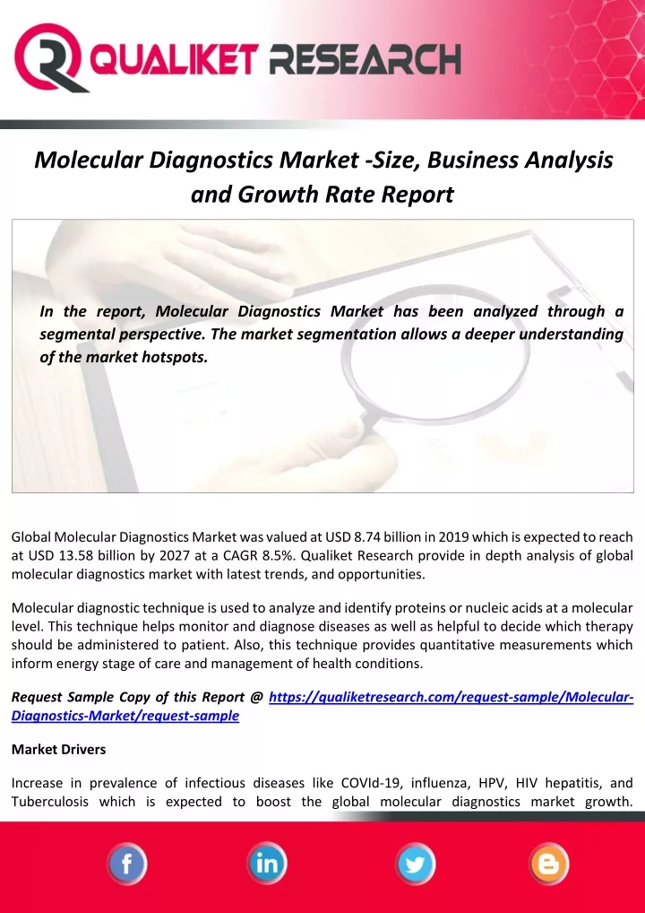 molecular diagnostics market size business
