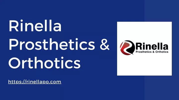 rinella prosthetics orthotics