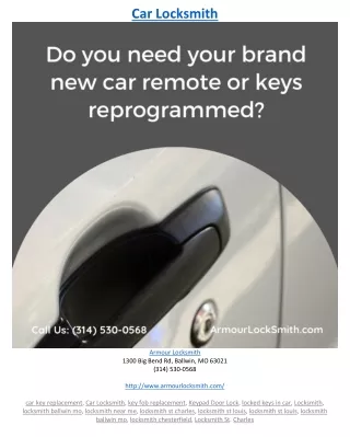 car locksmith