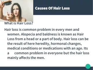 prevention of hair fall