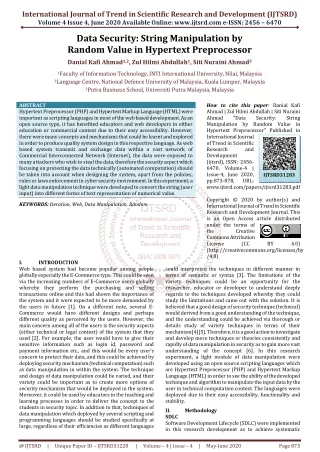 international journal of trend in scientific