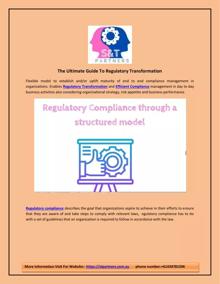 the ultimate guide to regulatory transformation