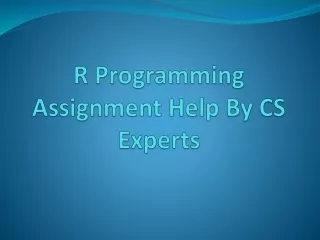 r programming assignment help by cs experts